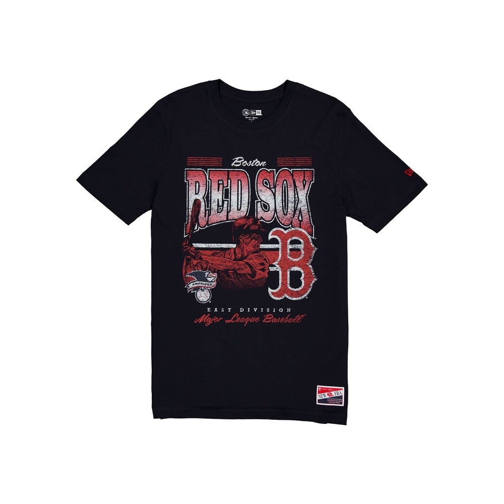 New Era Boston Red Sox Throwback Distress T-Shirt - Size 3XL